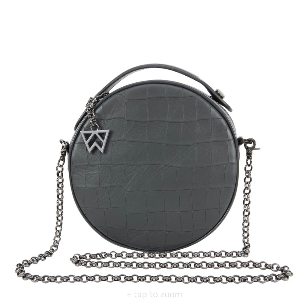 Kelly Wynne HALO IN GREY CROCO